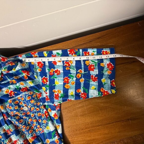 Carole Little Sport Vintage Blouse & Skirt Set Cottage Core Sz Large Skirt - Picture 4 of 13